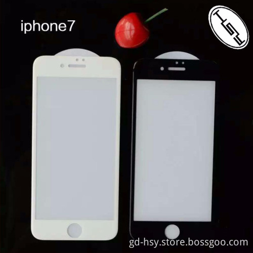 HUYSHE 3D full cover tempered glass screen protector for iphone 6 6plus 7 7plus 3D curved screen guard protector